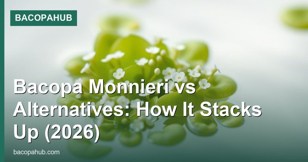 Bacopa Monnieri vs Alternatives: How It Stacks Up (2026) - BacopaHub